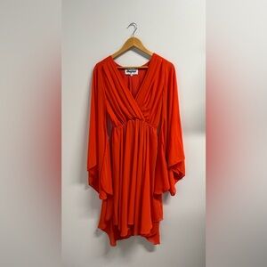 Meghan Los Angeles Sunset Orange Boho Dress